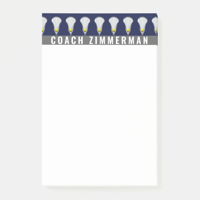 Flickor Lacrosse Post-it Block (Framsida)