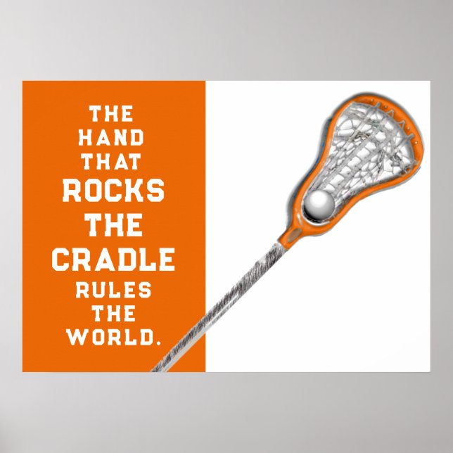 Flickor Lacrosse Poster (Framsidan)