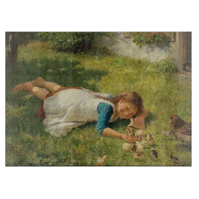 Flickor leker med Chickar (Hen och Chicken) (Framsidan)