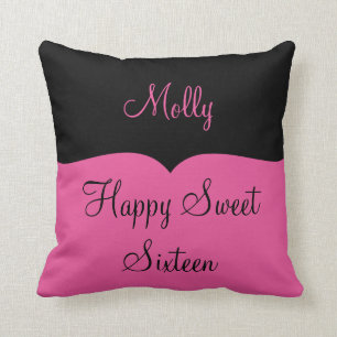 Flickor Lycklig Sweet sixteen Kudde