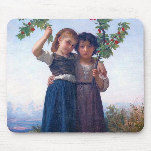 Flickor med Cherry Gren, Bouguereau Musmatta (Framsidan)