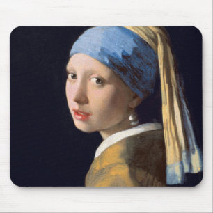 Flickor med en öronmärkning av Johannes Vermeer Musmatta