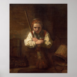 Flickor med ett rum - Rembrandt Fine Art Poster