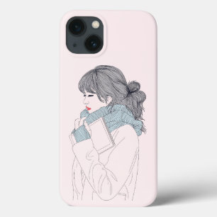Flickor med illustration av coolan scarf