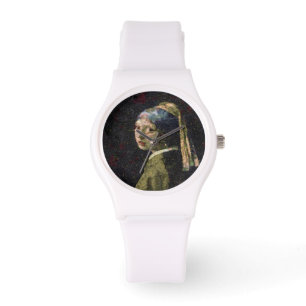 Flickor med jordgubbsrötter armbandsur