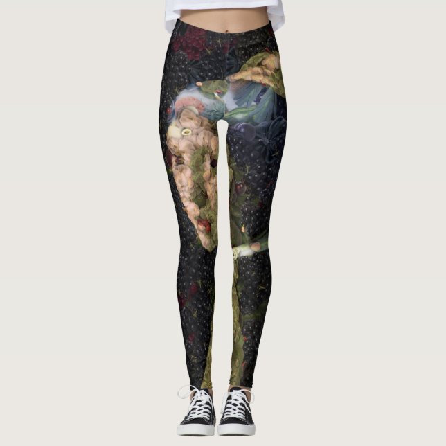 Flickor med jordgubbsrötter leggings (Framsida)