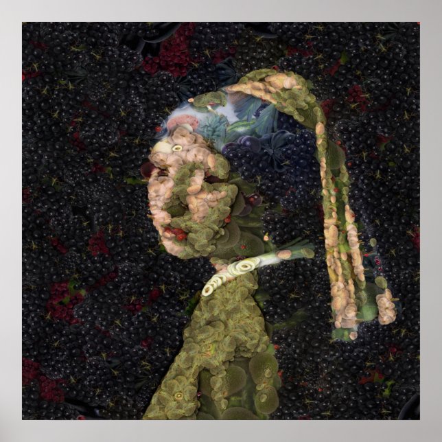 Flickor med jordgubbsrötter poster (Framsidan)