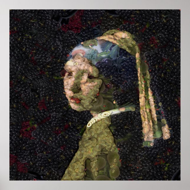 Flickor med jordgubbsrötter poster (Framsidan)