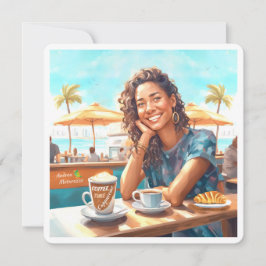 Flickor med kaffeavbrott