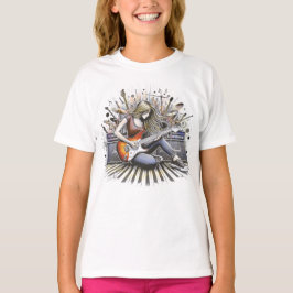 Flickor med musikaliska vibes t shirt