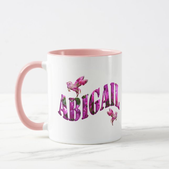 Flickor med namnet Abigail. Mugg (Vänster)