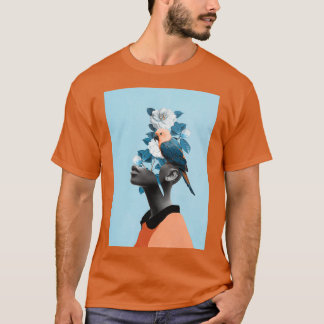 Flickor med papegoja t shirt