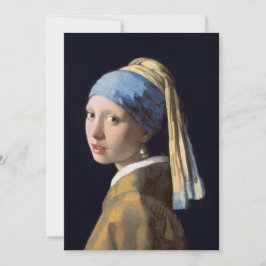 Flickor med pärlörring 1665 Johannes Vermeer Meddelande