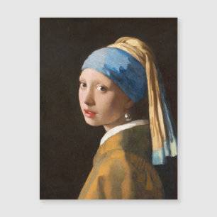 Flickor med Pearl Earring Porträtt-målning