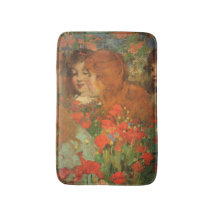 Flickor med röda poppies (av George Henry)