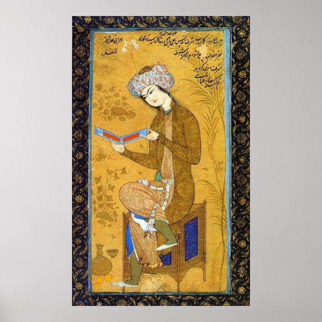 Flickor med Rulla - Reza Abbasi - c1600 Poster (Framsidan)