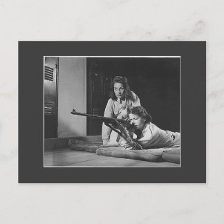 Flickor med vapen, 1940-talet vykort