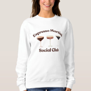Flickor Nattan Espresso Martini Crew Women Matchin T Shirt