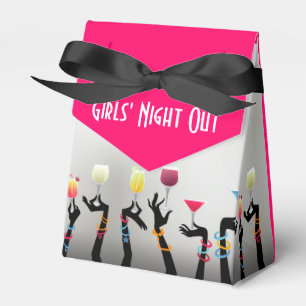 Flickor Night Out Cocktail Party Presentaskar