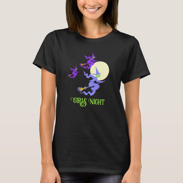 Flickor Night T Shirt (Framsida)