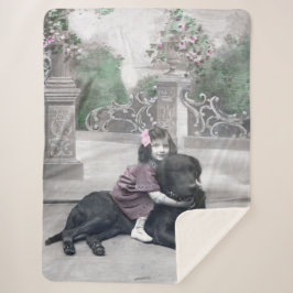 Flickor och hennes Hund