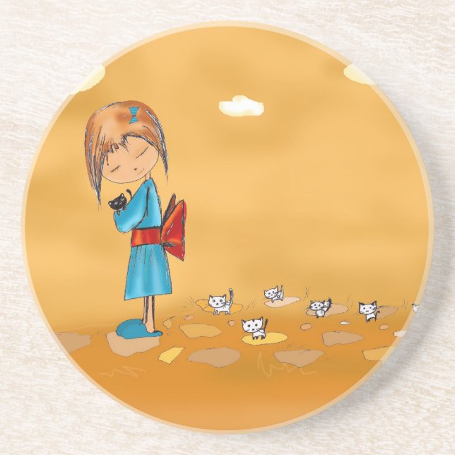 flickor och katter underlägg (Framsidan)