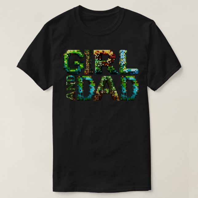 Flickor och Pappa T Shirt (Design framsida)