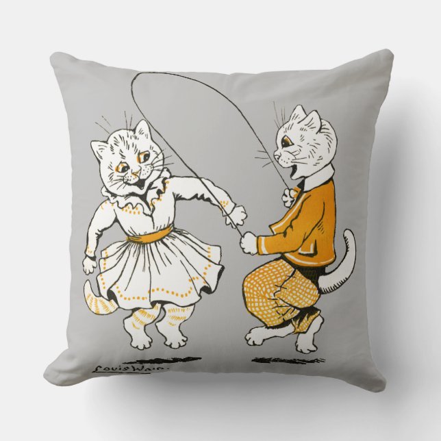 Flickor och pojkar, Louis Wain Kudde (Framsida)