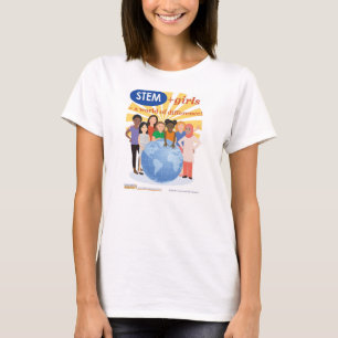 Flickor och STEM: En värld av T Shirt