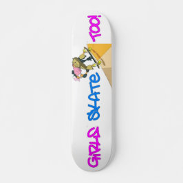Flickor också! Skuggbord Mini Skateboard Bräda 18,5 Cm