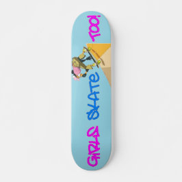 Flickor också! Skuggbord Skateboard Bräda 20,5 Cm