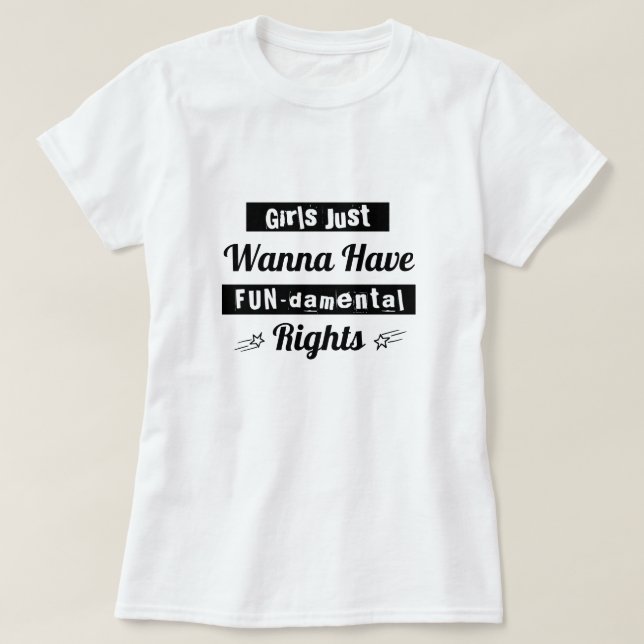 Flickor önskar precis att ha tshirten för t shirt (Design framsida)