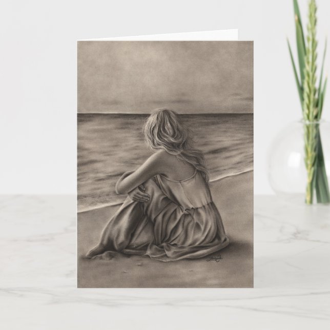 Flickor på badkaret kort (Framsida)