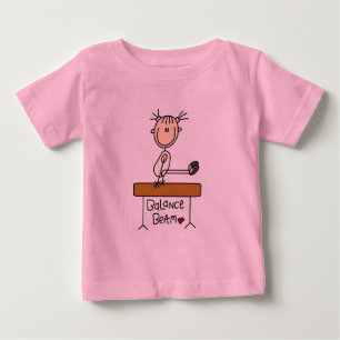 Flickor på Balance Beam Tshirts och Gifts
