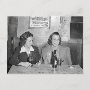 Flickor på baren, 1940 vykort
