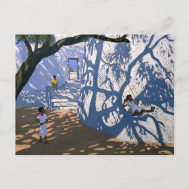 Flickor på en Swing India 2000 Vykort (Framsida)