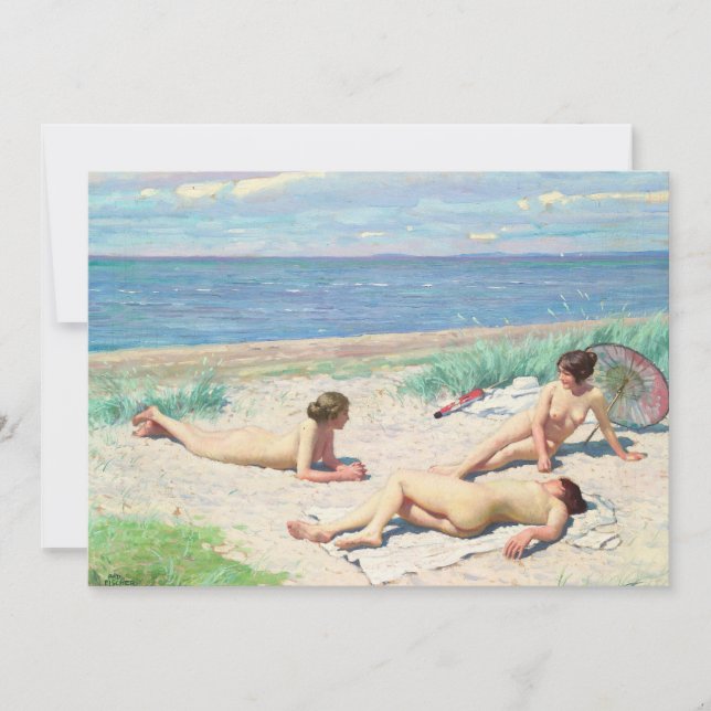 Flickor på stranden | Paul Fischer (Framsida)