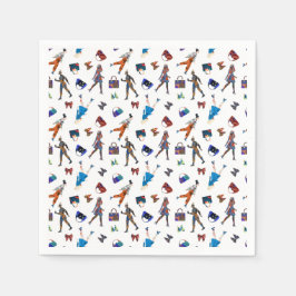 Flickor Pappersservett