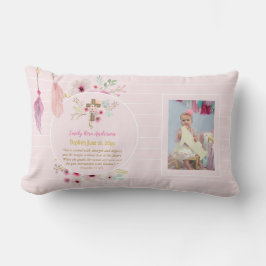 Flickor PHOTO Baptism Christening Gift Proverb 31: Lumbarkudde