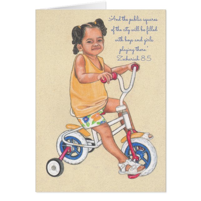 Flickor Playing~Scripture OBS Kort (Framsidan)