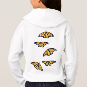 Flickor Pullover Hoodie Monarchis T Shirt