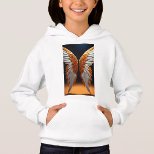 Flickor Pullover Hoodie & Sweatshirts tryckta T Shirt