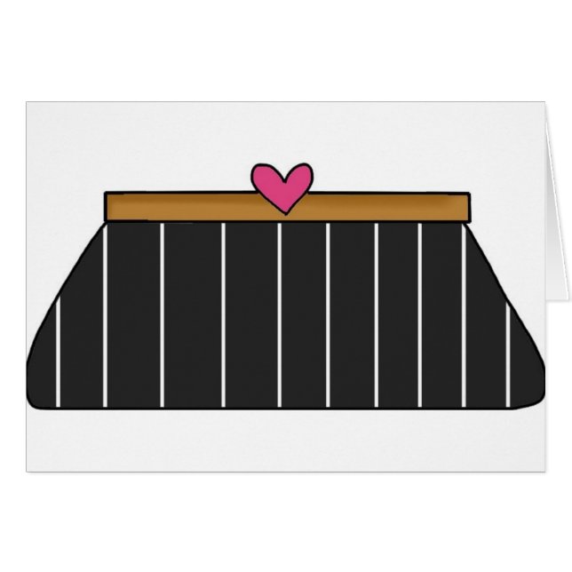 Flickor Purses Hälsningskort (Framsidan Horizontal)