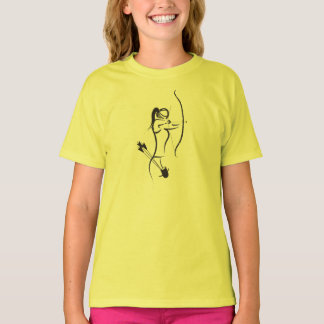 Flickor Recurve bågskytten Tee Shirt