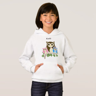 Flickor redigerbar Uggla Tee Shirt
