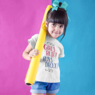Flickor, regel Boys Drool! T-shirt