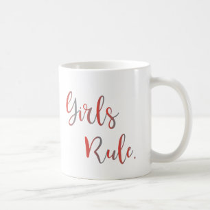 Flickor-regel. Coola för inspirationstyp Kaffemugg