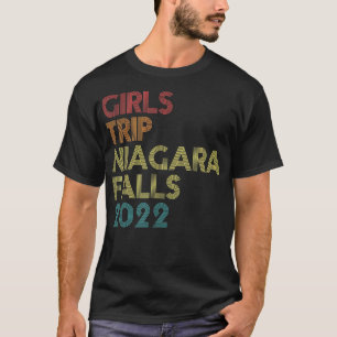 Flickor Resa 2022 Niagara Falls Vacation Matching T Shirt