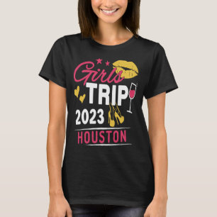 Flickor Resa 2023 Houston Helg Travel Group Match T Shirt