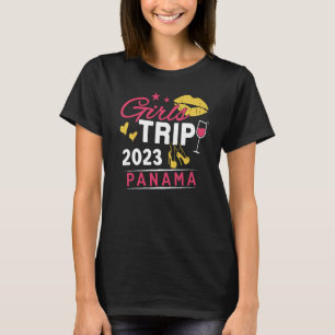 Flickor Resa 2023 Panama Helg Travel Group Matchi T Shirt